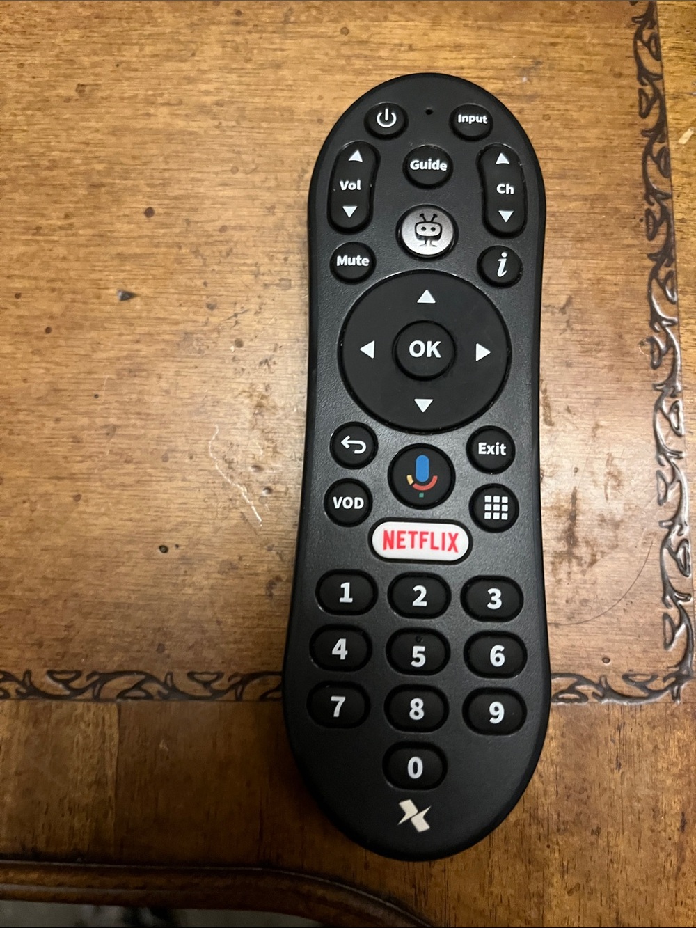 Netflix Black Remote with Red Netflix Button
